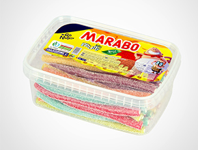 پاستیل مارابو لوله ای شکری 900 گرمی